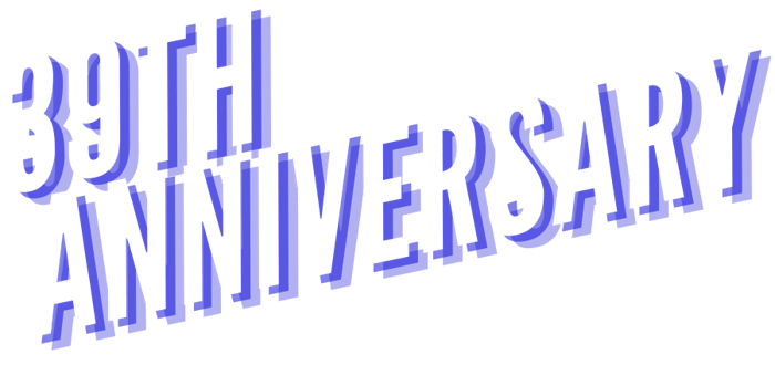 39th Anniversary - Huge savings!