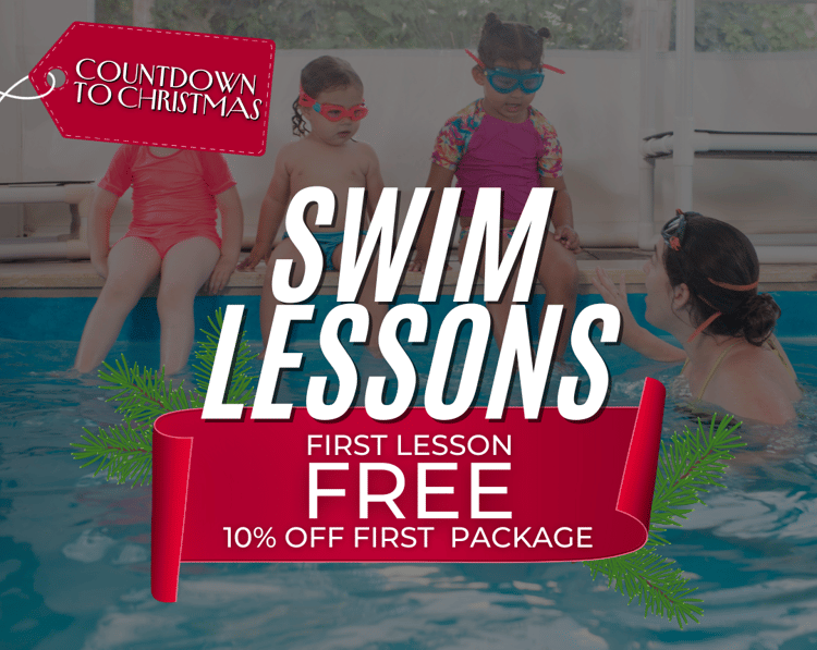 Countdown to Christmas: Swim Lessons - First lesson free, 10% off first package