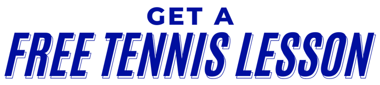 Get a free tennis lesson!